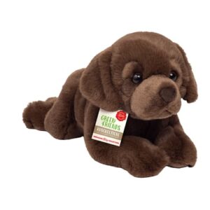 Teddy HERMANN® Labrador liegend schokobraun 32 cm