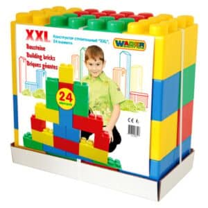 WADER QUALITY TOYS Bausteine XXL 24 Stück