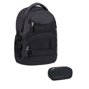 WAVE Rucksack Infinity Set 2-teilig Posh Black