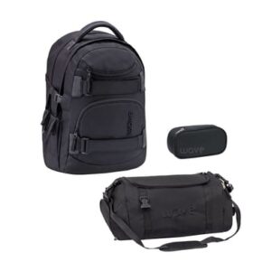 WAVE Rucksack Infinity Set 3-teilig Posh Black