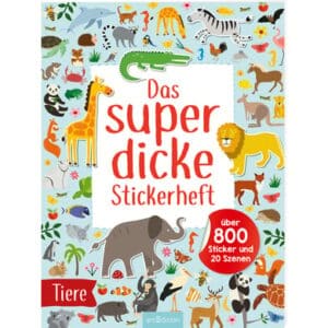 arsEdition Das superdicke Stickerheft - Tiere