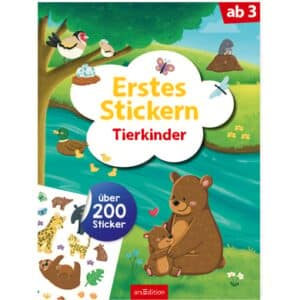 arsEdition Erstes Stickern - Tierkinder