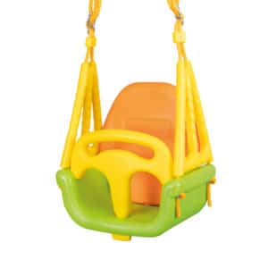 beluga Baby- und Kinderschaukel Swingolino 3 in 1 grün/gelb