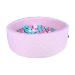 knorr toys® Bällebad soft - Cosy heart rose - 300 balls rose/creme/lightblue rosa