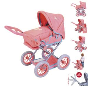 knorr toys® Puppenwagen Ruby NICI Spring rosa