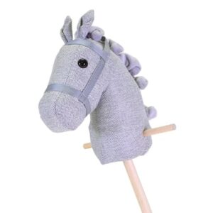 knorr toys® Steckenpferd Grey horse grau