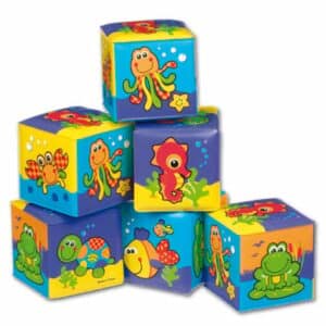 playgro Badespiel Würfel 6 Stück