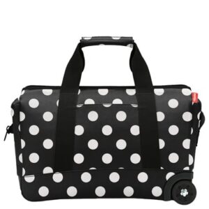 reisenthel traveling allrounder L - 2-Rollenreisetasche 49 cm frame dots white