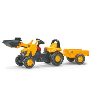 rolly®toys Kindertraktor rollyKid JCB mit rollyKid Trailer und rollyKid Lader 023837