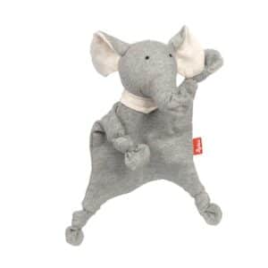 sigikid® Minischnuffeltuch Elefant Yellow grau