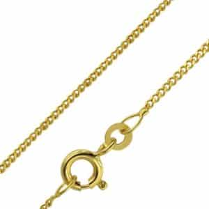 trendor Goldkette für Kinder 333 Gold (8 K) Länge 38/36 cm Breite 1