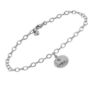 trendor Kinder-Armband mit Pferde-Anhänger 925 Silber silver