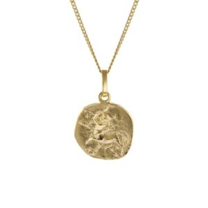 trendor Kinder-Halskette mit Sternzeichen Schütze 333/8K Gold gold
