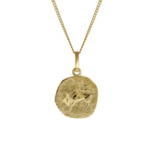 trendor Kinder-Halskette mit Sternzeichen Stier 333/8K Gold gold