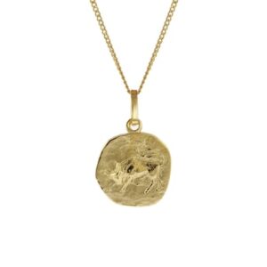 trendor Kinder-Halskette mit Sternzeichen Stier 333/8K Gold gold