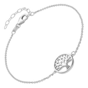 trendor Mädchen-Armband mit Lebensbaum 925 Silber silver