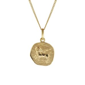 trendor Kinder-Halskette mit Sternzeichen Widder 333/8K Gold gold