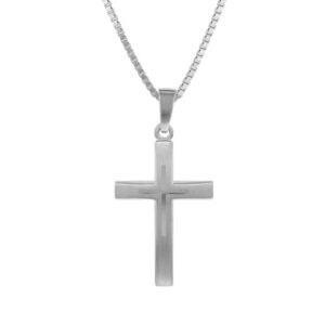trendor Kreuz mit Kinder-Halskette Silber 925 silver