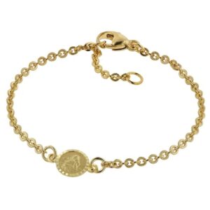 trendor Armband für Babys 333 Gold/8 Kt mit Engel-Plakette 14 cm gold