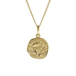 trendor Kinder-Halskette mit Sternzeichen Fische 333/8K Gold gold