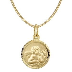 Acalee Halskette mit Schutzengel Gold 333/8K Kinderschmuck gold