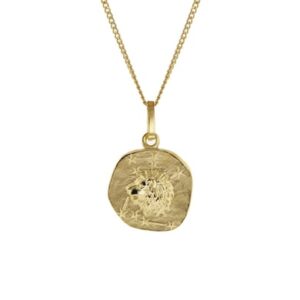 trendor Kinder-Halskette mit Sternzeichen Löwe 333/8K Gold gold