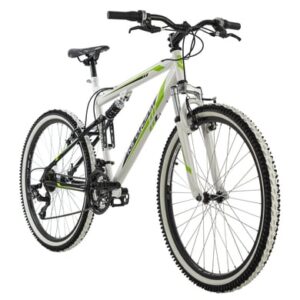 KS Cycling Mountainbike Fully 26 Zoll Scrawler Weiß