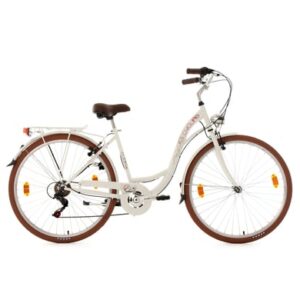 KS Cycling Cityfahrrad 6 Gänge Damenfahrrad Eden 28 Zoll Weiß