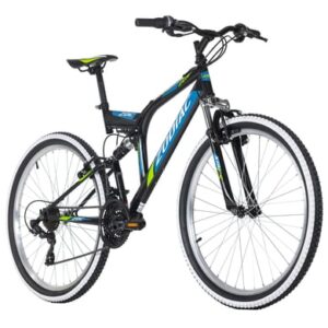 KS Cycling Mountainbike Fully 26 Zoll Zodiac 21 Gänge Schwarz-Grün