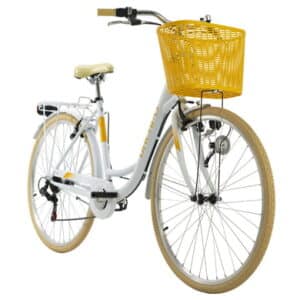 KS Cycling Cityrad 6-Gänge Cantaloupe 28 Zoll Weiß