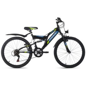 KS Cycling Kinder-Mountainbike ATB 24'' Zodiac RH 38 cm Schwarz-Grün