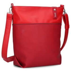 zwei Jana J12 - Schultertasche 33 cm cherry