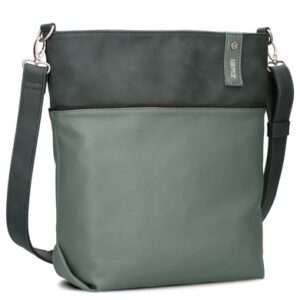 zwei Jana J12 - Schultertasche 33 cm eucalyptus