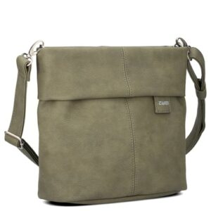 zwei Mademoiselle M8 - Schultertasche 25 cm nubuk-olive