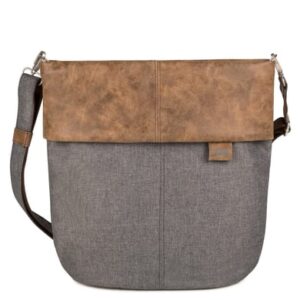 zwei Olli Cycle OC12 - Schultertasche 32 cm stone